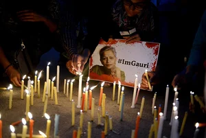 Getty Images : Protests after Gauri Lankesh's assassination